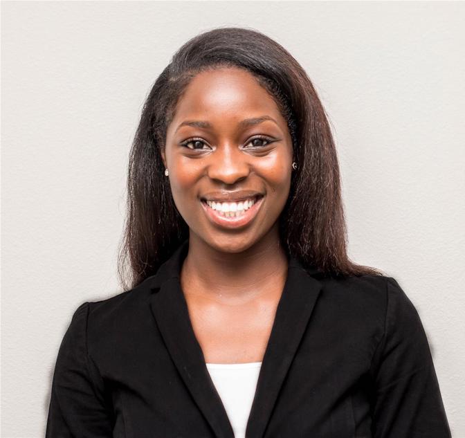 Lorene Cudjoe, co-author of the research presented in the poster "Increasing Diversity and Inclusion in Graduate Medical Education through Mentorship"